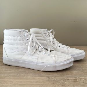 Vans SK8-HI Canvas True White Shoes